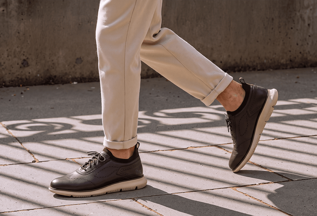 Dressed for work in sneaker cushioning