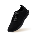 Wool Joggers : Coal Black / Black Sole