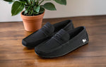 ReLive Knit Loafers in Jet Black for Casual Wear