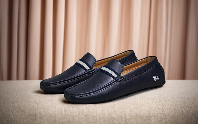 All-Purpose Loafers in Navy for Formal Wear