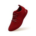 Wool Joggers : Coral Red