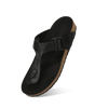 Cork Thong Sandals : Black