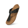Cork Thong Sandals : Black-Tan