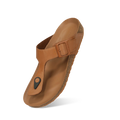 Cork Thong Sandals : Tan