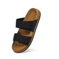 Embrace Two Strap Sandals For Men : Black
