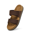 Embrace Two Strap Sandals For Men : Brown