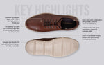 Flexy Brogues Oxfords in Brown for Formal Wear