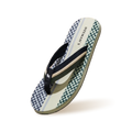 Striped Fusion Flips : Green-Blue-Ivory