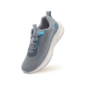Trendy Casuals : Grey-Aqua Blue