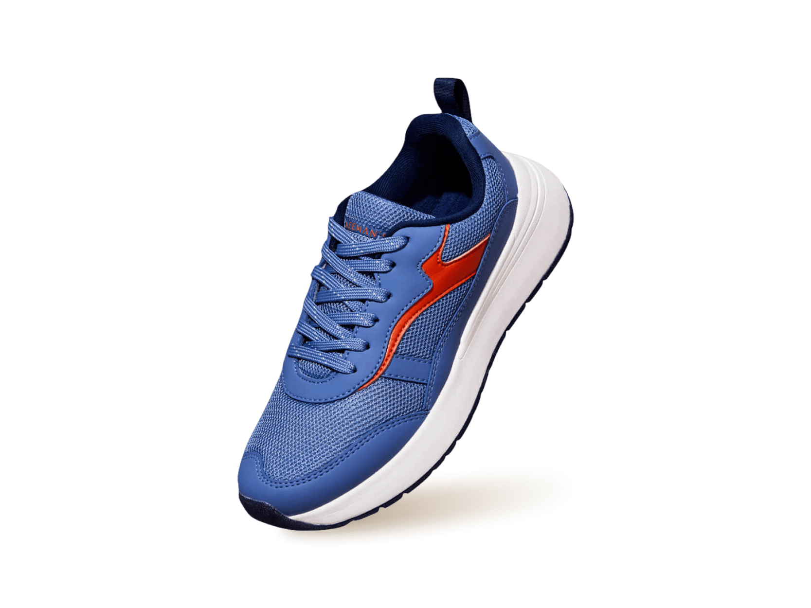 Cosmo Comfort Sneakers in Blue-Orange for Casual Wear