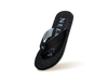 Float Ease Flips Flip Flops in Black for Casual Wear