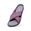 Cross Knit Sandals : Grey