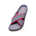 Cross Knit Sandals : Grey