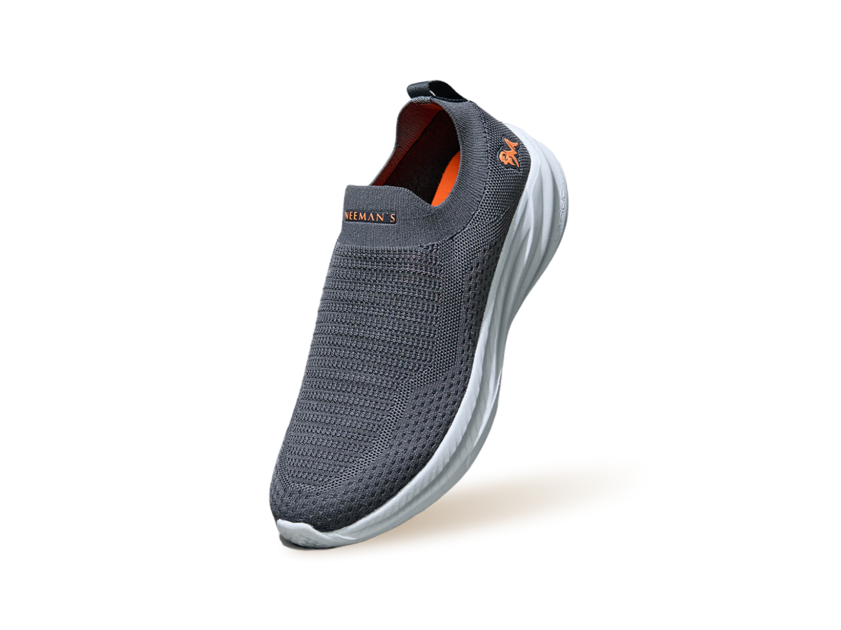 Max Cushy Slip Ons in Grey for Casual Wear