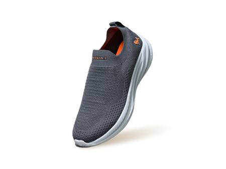 Max Cushy Slip Ons in Grey for Casual Wear