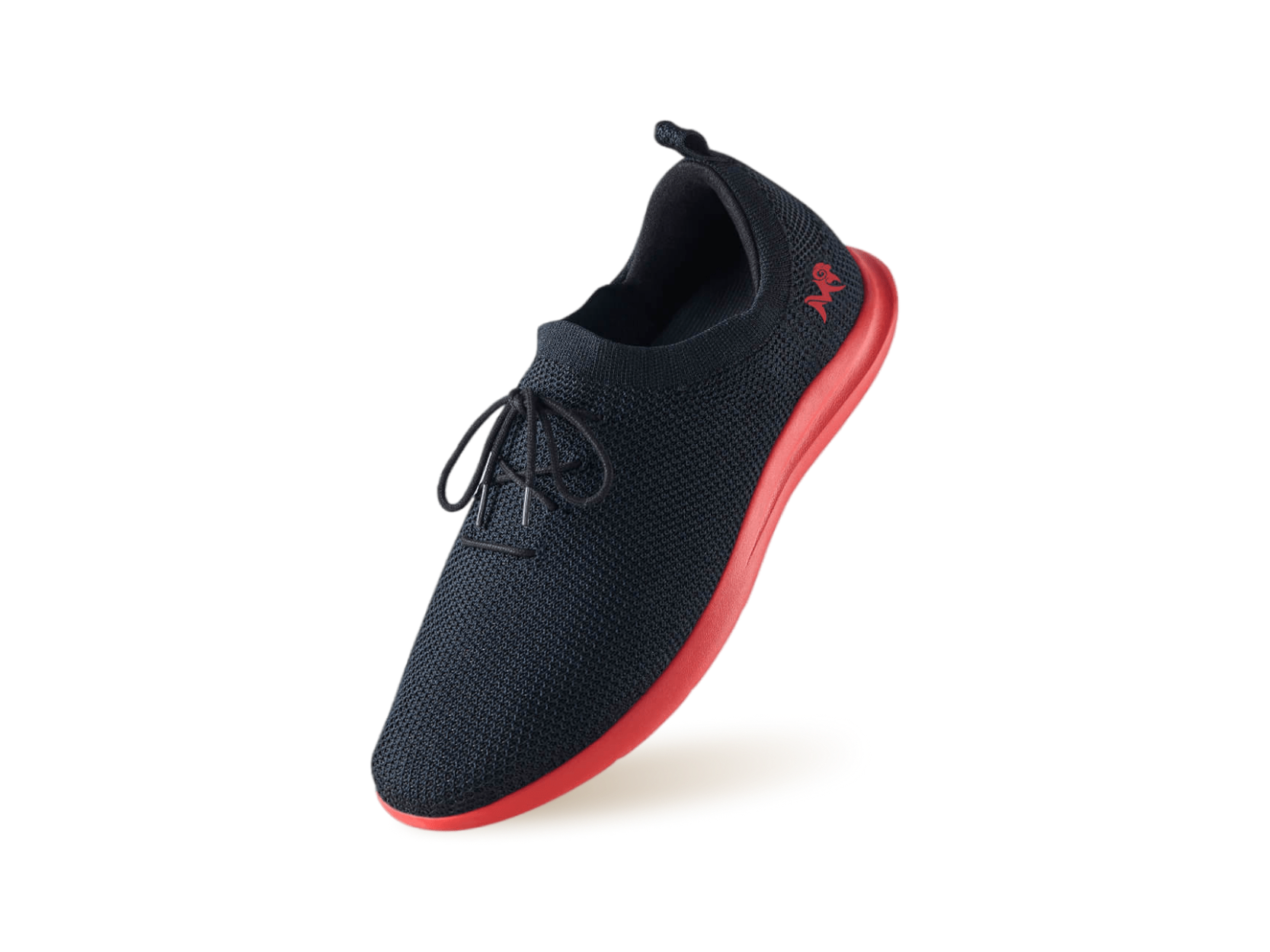 ReLive Knit Sneakers in Hale Black / Red Sole for Signature Style