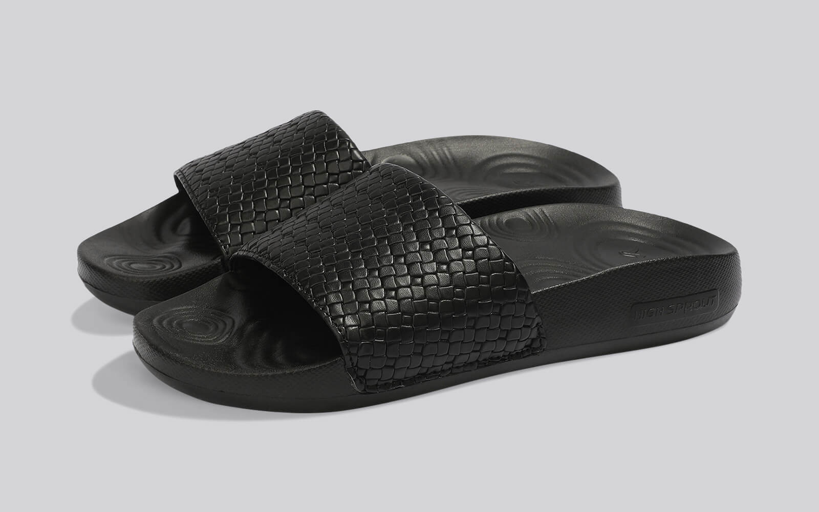 High Sprout Evoque Slides For Women : Black