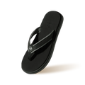 Fluffy flips : Ink Black