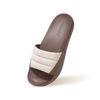 Squooshy Slides for Men : Ivory-Brown
