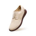 Casual Derby Sneakers : Ivory Brown