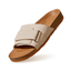 Cork Slides : Tan-White