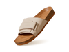 Cork Slides in Tan-White for Outdoor Use