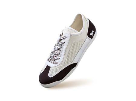 The Urban Knits Sneakers in Ivory for Retro Style