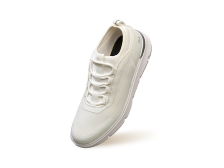 Mid-Top Sneakers in Ivory for Casual Wear