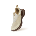 Mono Curve Slip Ons for Men : Ivory Brown