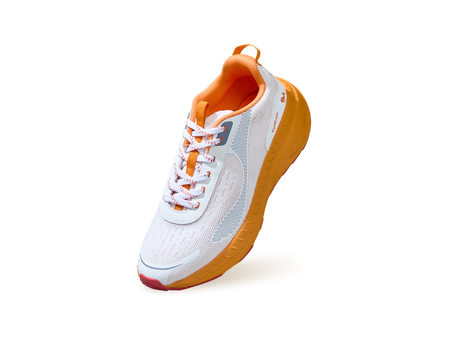 Begin Walk Prime Sneakers in Ivory Orange for Walking