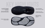 Knit Trainers For Men Slip On in Black for Sports Wear