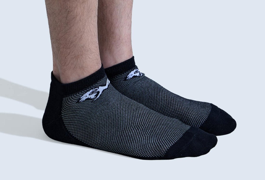 Let your feet indulge in premium cotton-blend softness