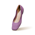 Plush Square Flats : Lavender