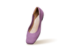 Plush Square Flats in Lavender for Trending Style