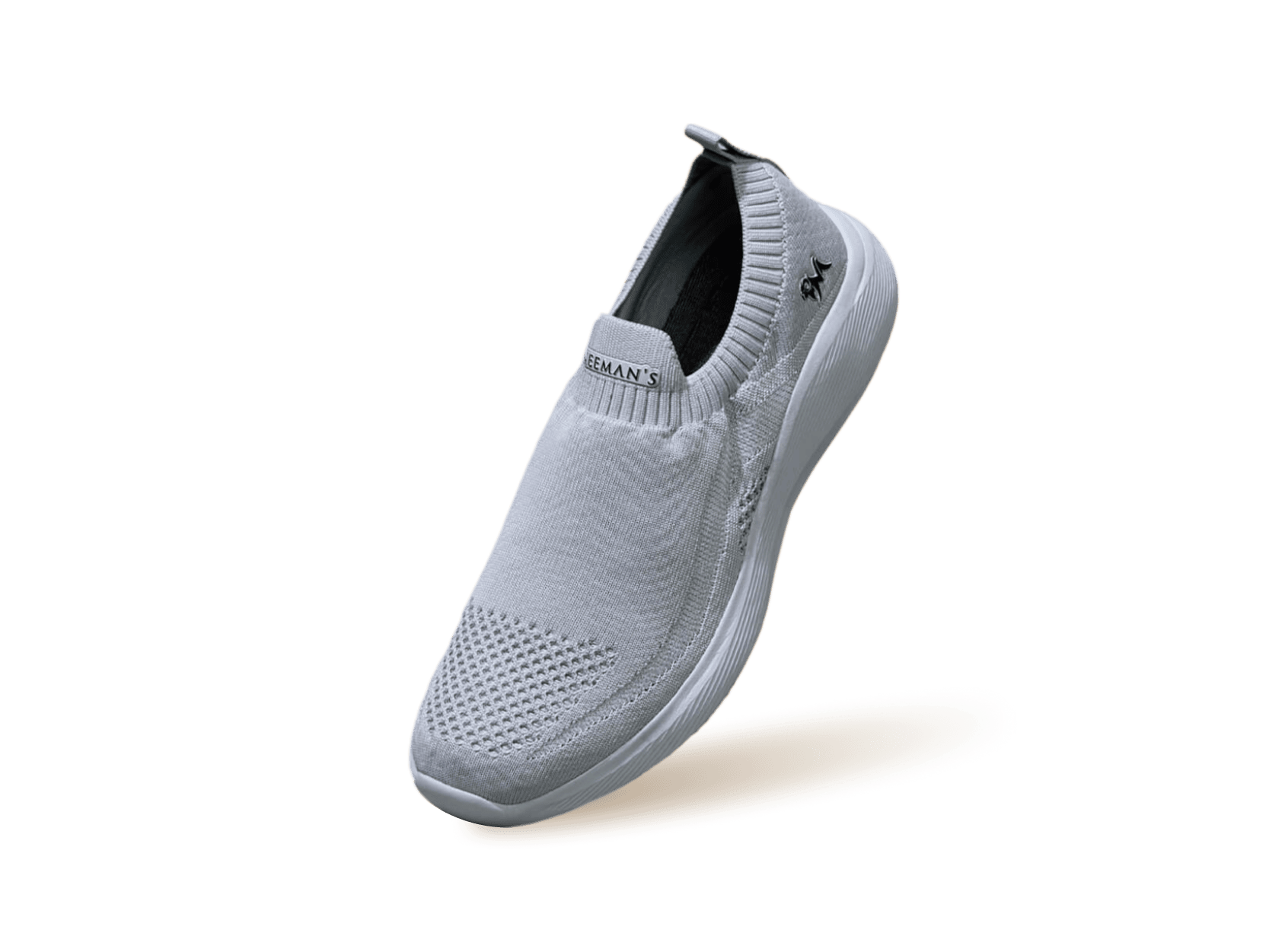 Everyday Basic Slip Ons in Light Grey for Casual Wear