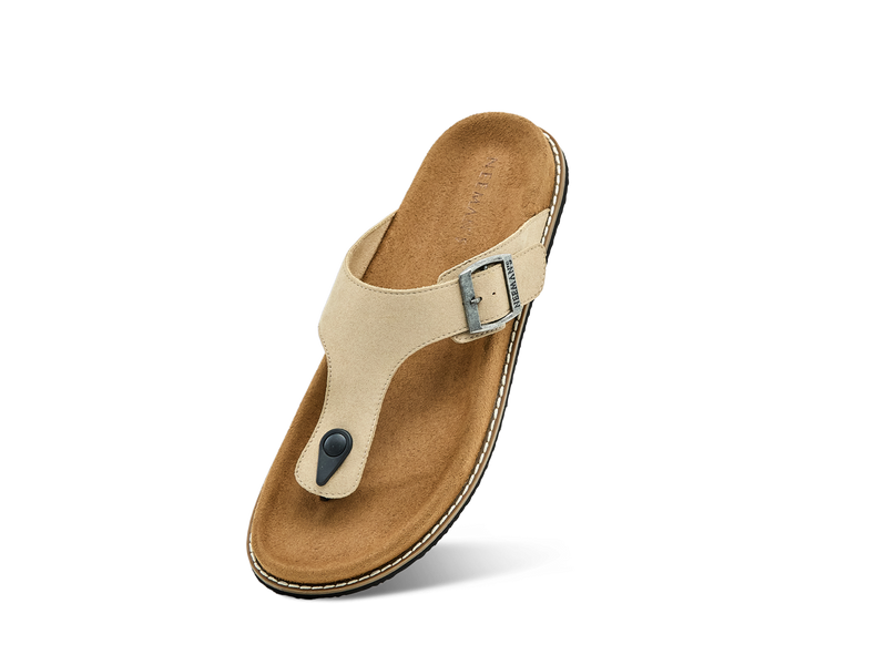 Mover Thong Sandals for Men : Cream