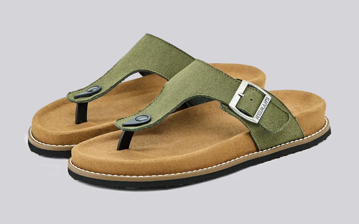 Mover Thong Sandals for Men : Olive