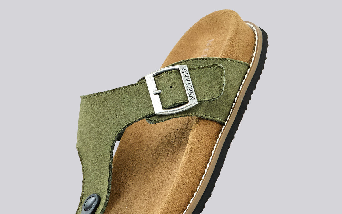 Mover Thong Sandals for Men : Olive