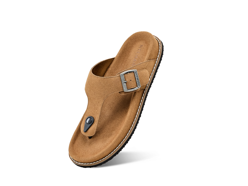 Mover Thong Sandals for Men : Tan