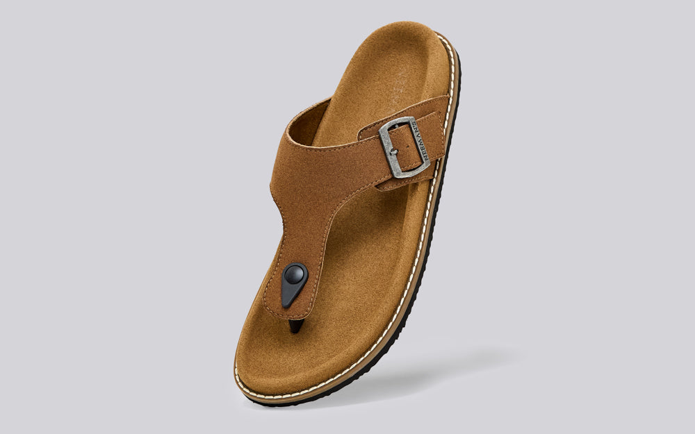 Mover Thong Sandals for Women : Brown