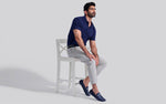 All-Purpose Loafers in Navy for Formal Wear