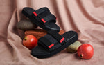 Breezy Fluff Sandals in Black for Daily Use