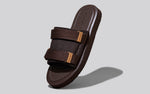 Breezy Fluff Sandals in Brown for Daily Use