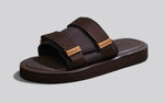 Breezy Fluff Sandals in Brown for Daily Use