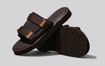 Breezy Fluff Sandals in Brown for Daily Use