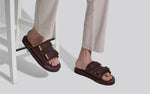 Breezy Fluff Sandals in Brown for Daily Use