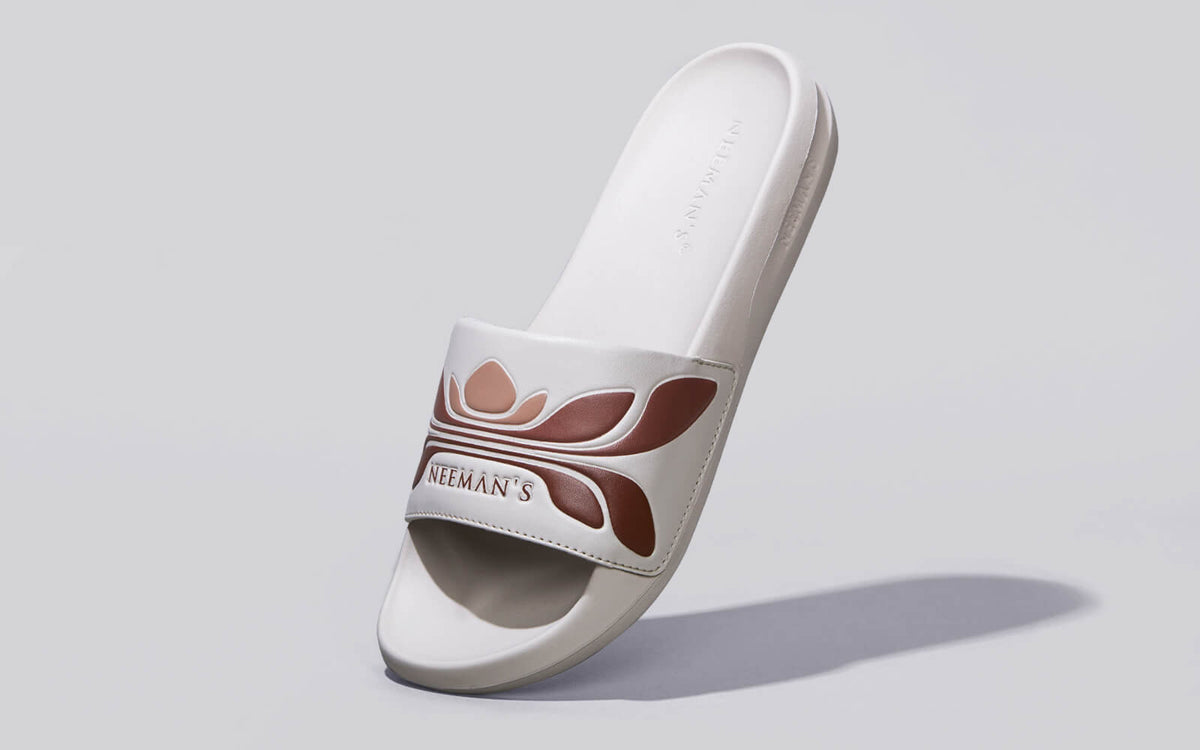 Breather Slides (Men Exclusive) : Grey-Brown image 1