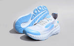 Begin Walk - Cruise Sneakers in White-Blue for Signature Style