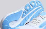 Begin Walk - Cruise Sneakers in White-Blue for Signature Style
