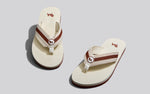 Cozy Flips Flip Flops in Beige-Brown for Casual Wear